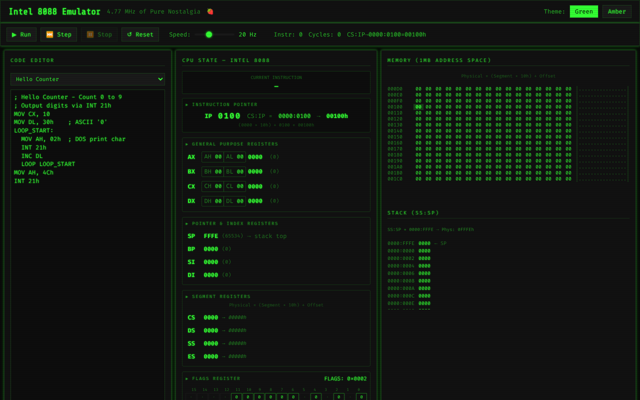 i8088-emu app