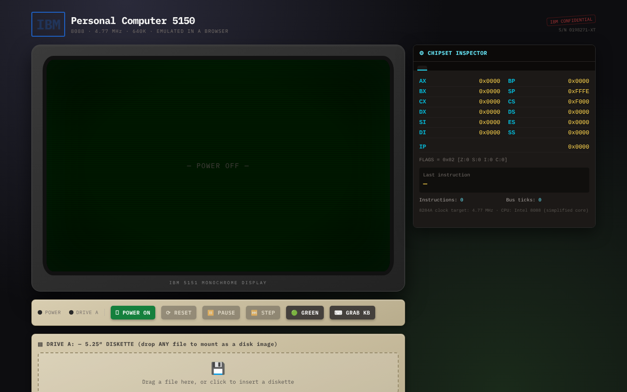 ibm-5150-emulator app