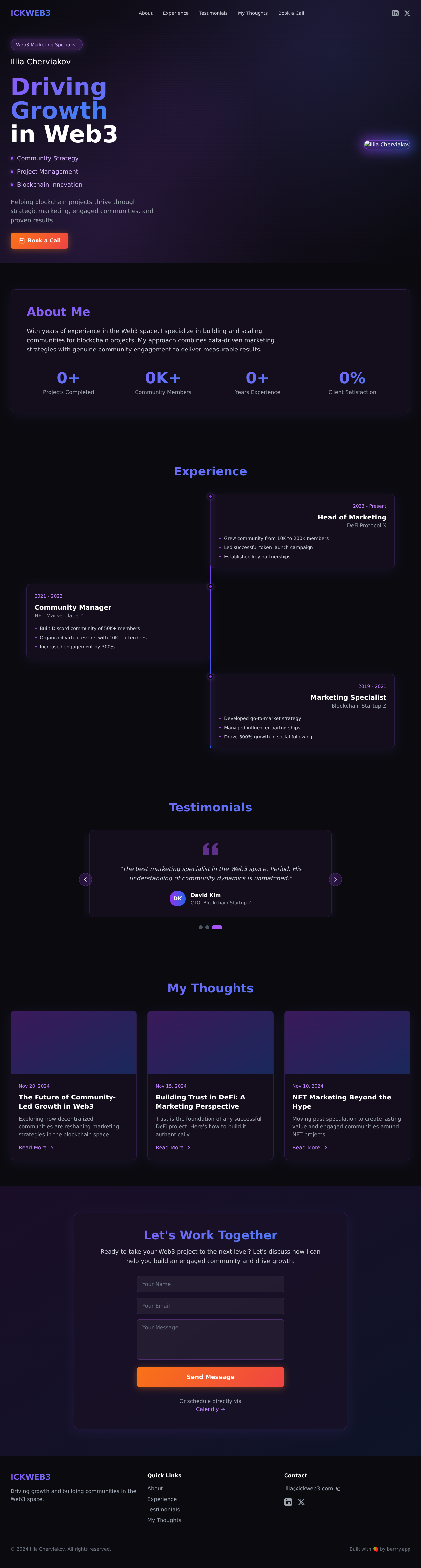 ickweb3 app