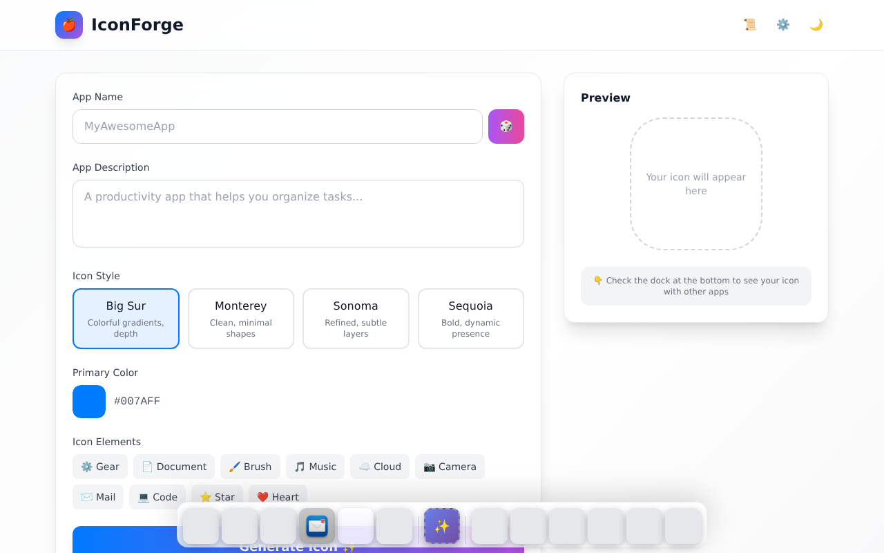 iconforge app