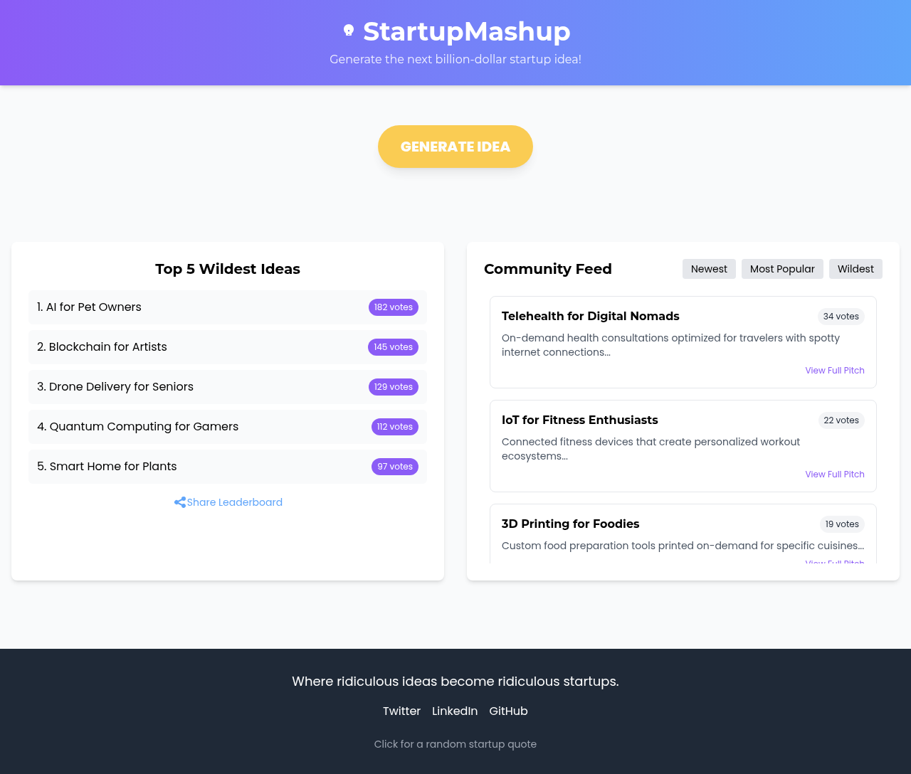ideamashup app