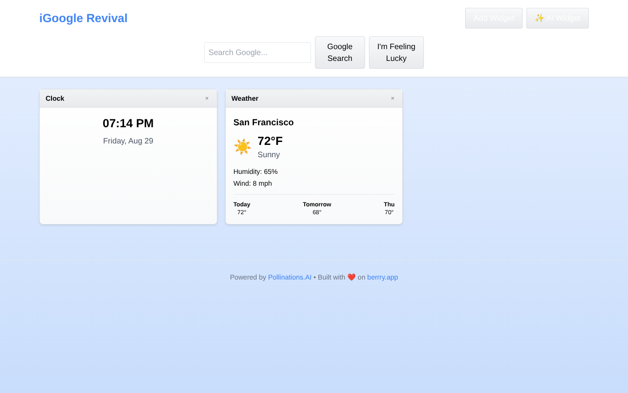 igoogle-revival app