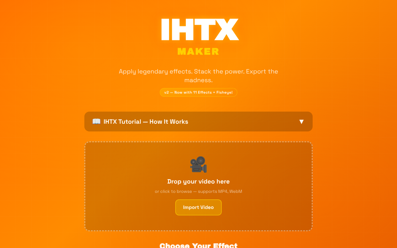 ihtx-effects app