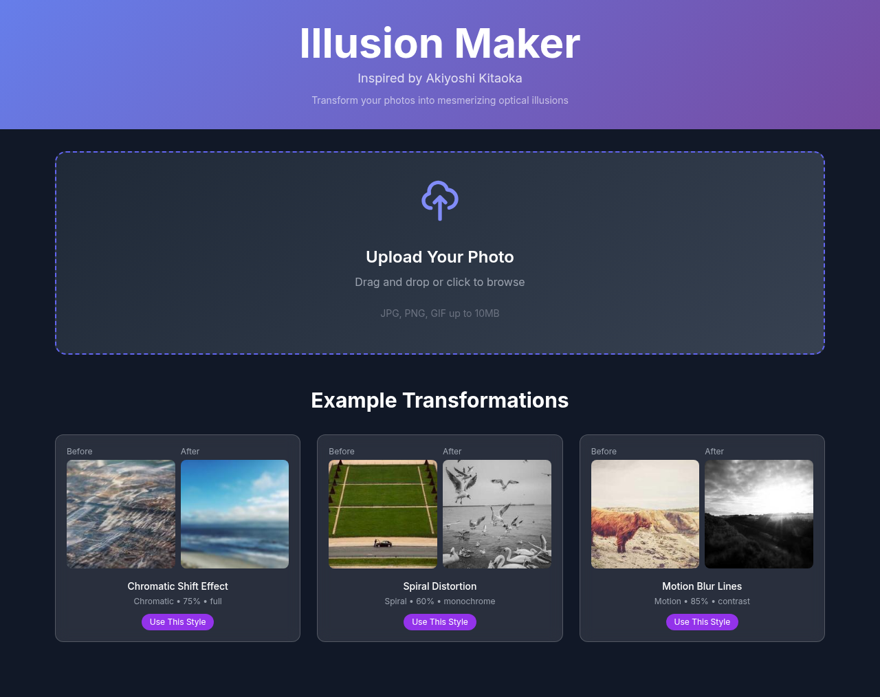 illusionmaker app