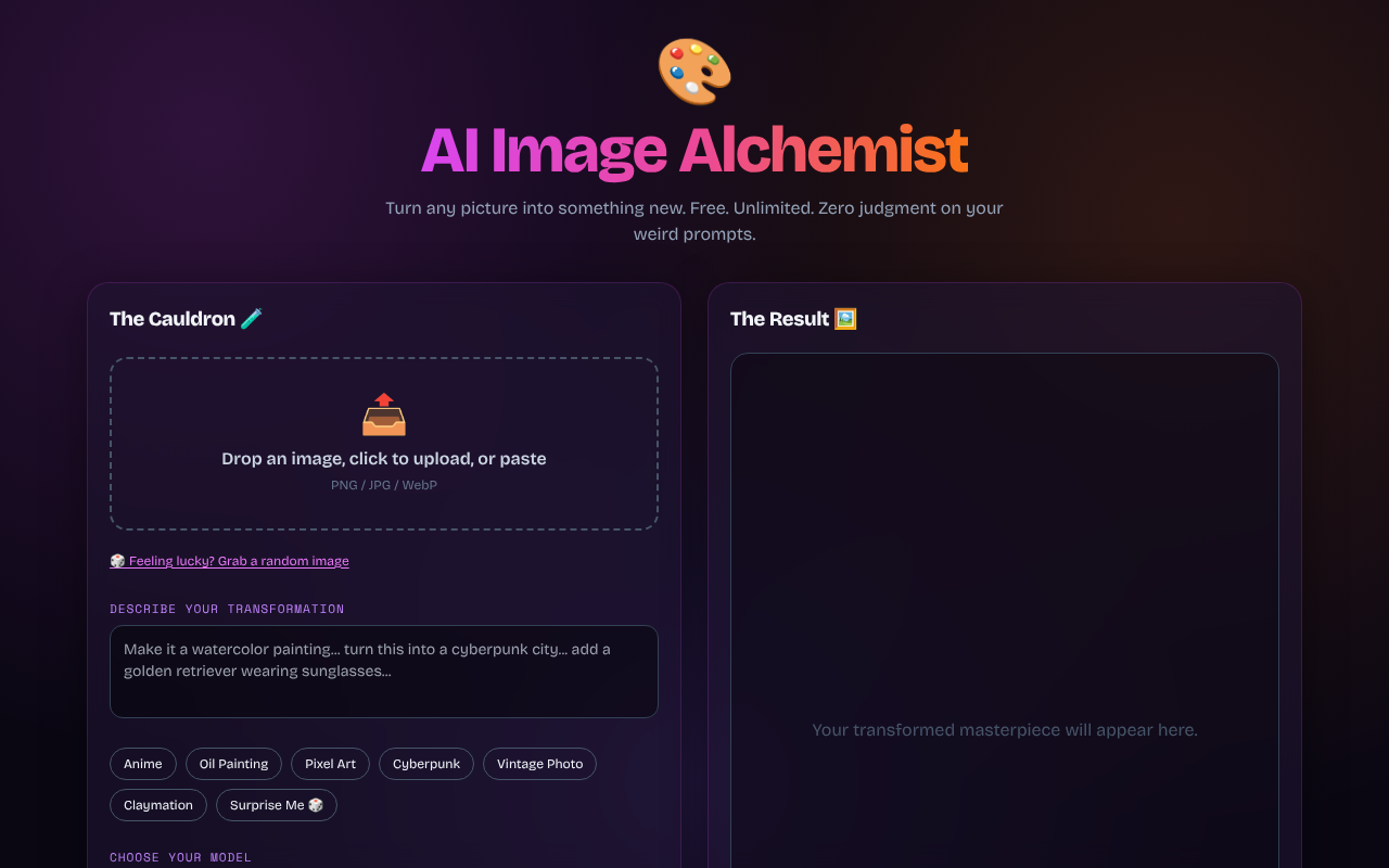 image-alchemist-fun app