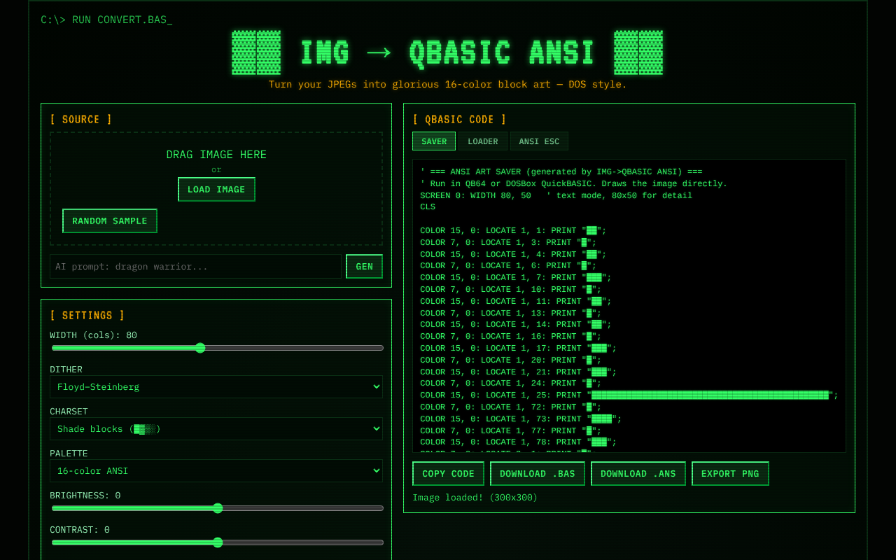 image-qbasic-ansi app