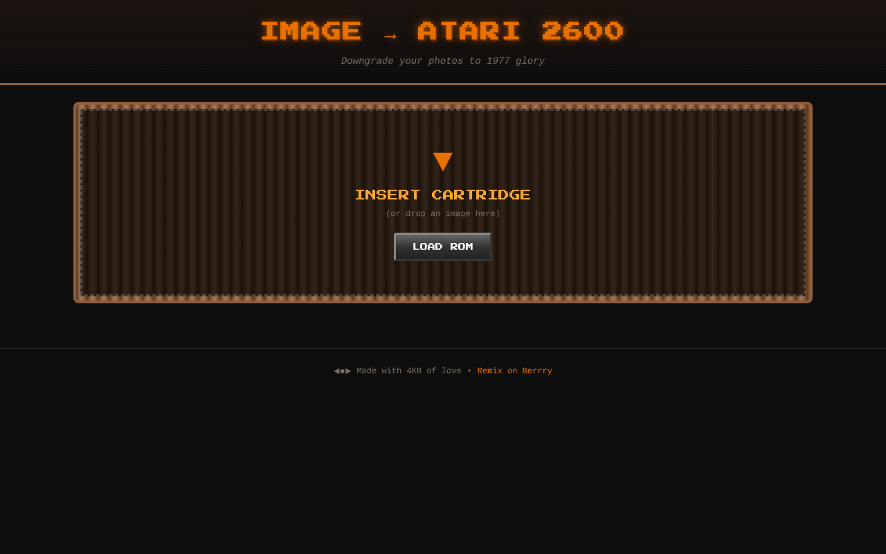 image-to-atari app
