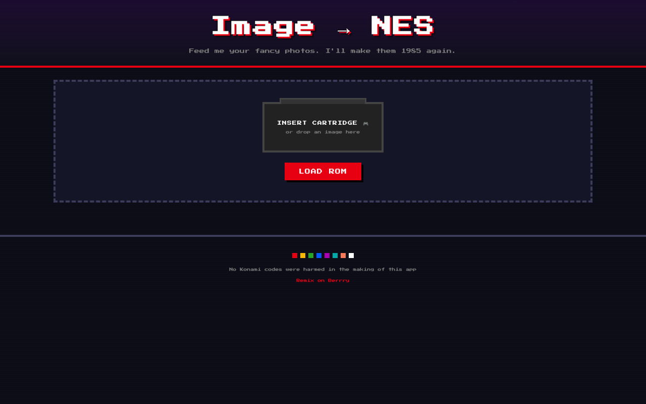 image-to-nes app