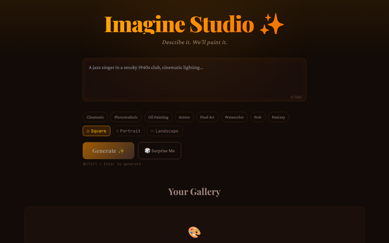 imaginestudio app