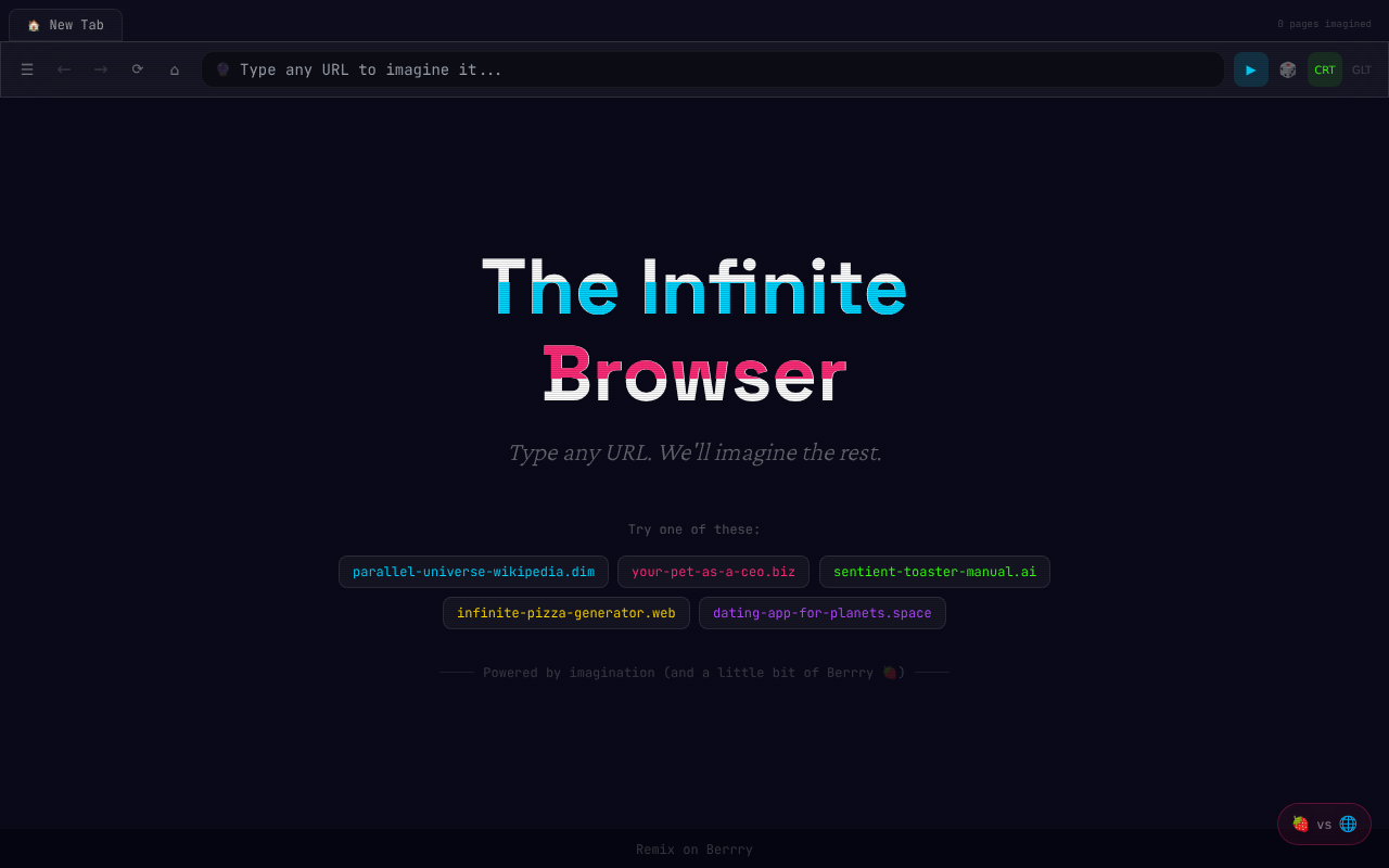 infinite-browser app