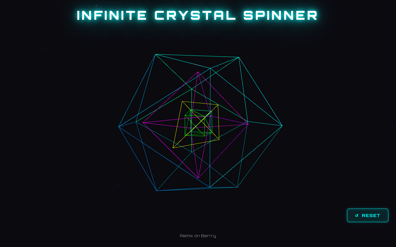 Infinite Crystal Spinner screenshot