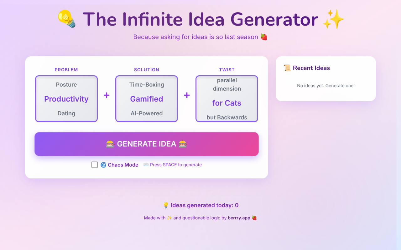 infiniteideas app