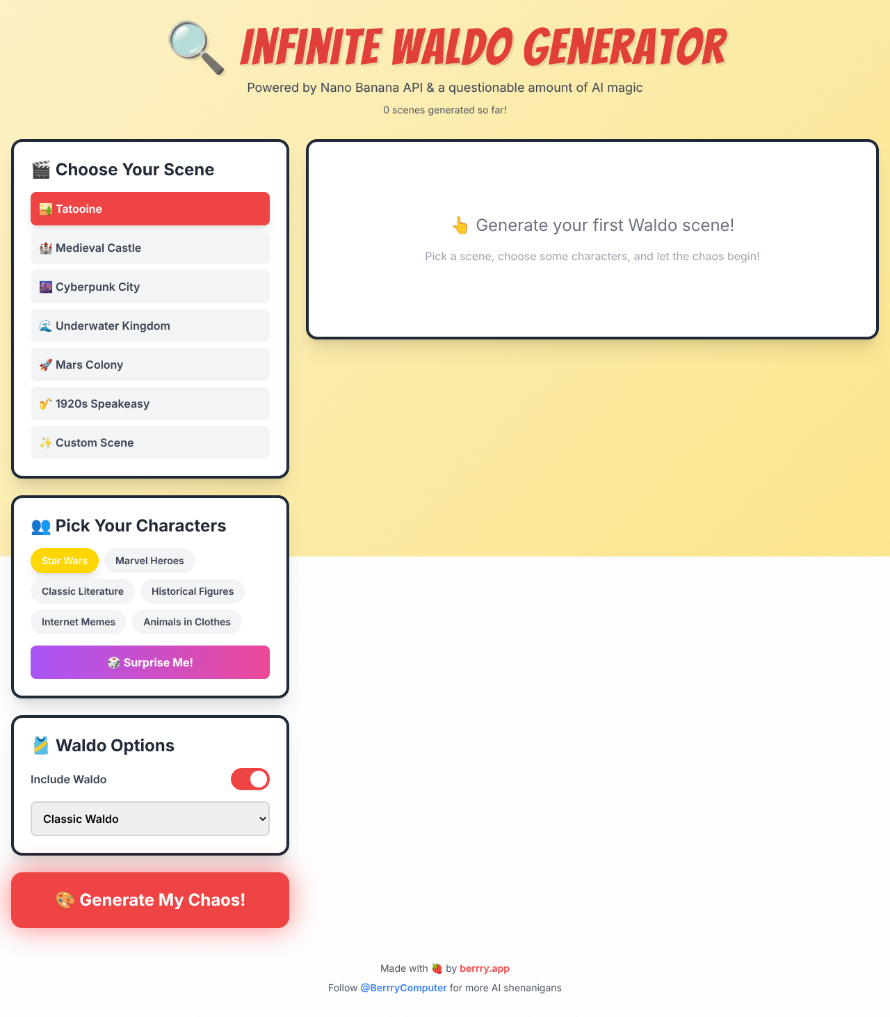 infinitewaldo app