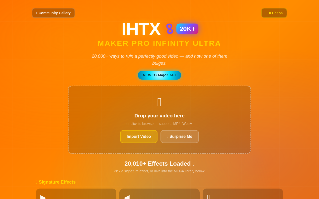 IHTX Maker Pro screenshot