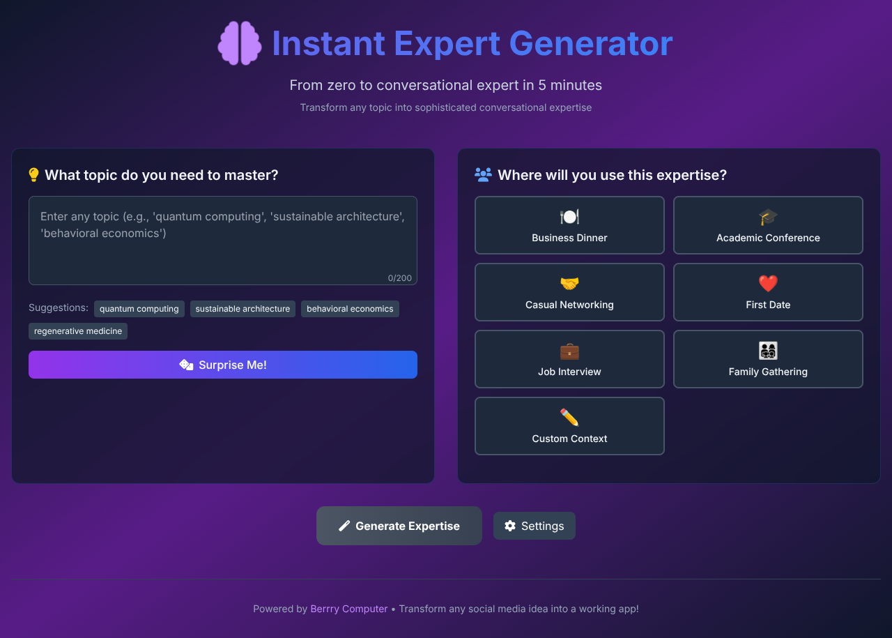 instantexpert app