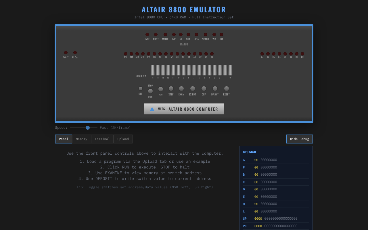 intel8080 app