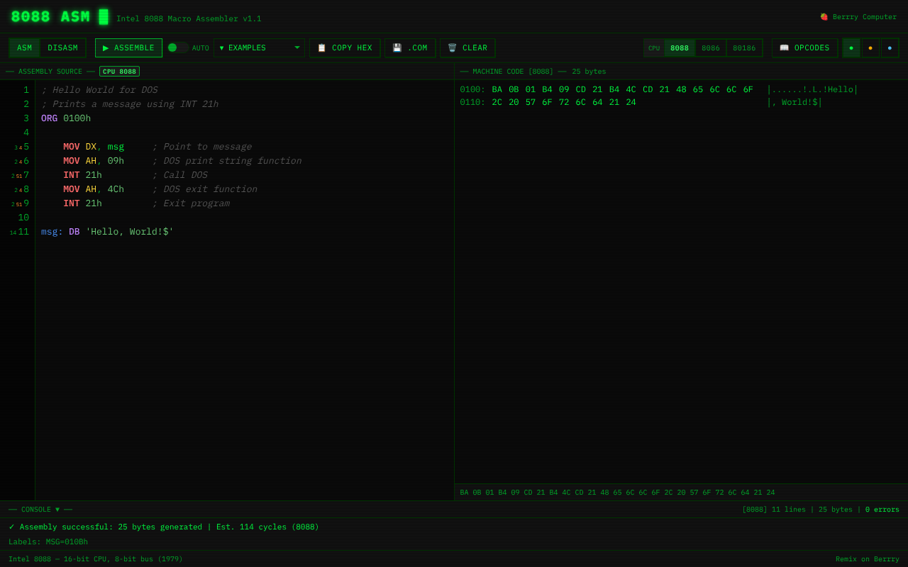 intelasm app