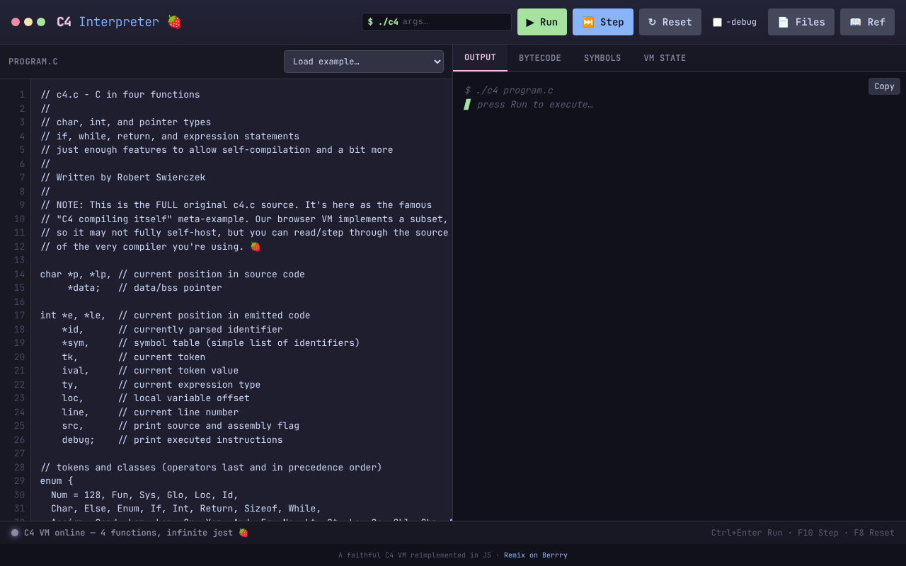 interpreter-playground-complete app