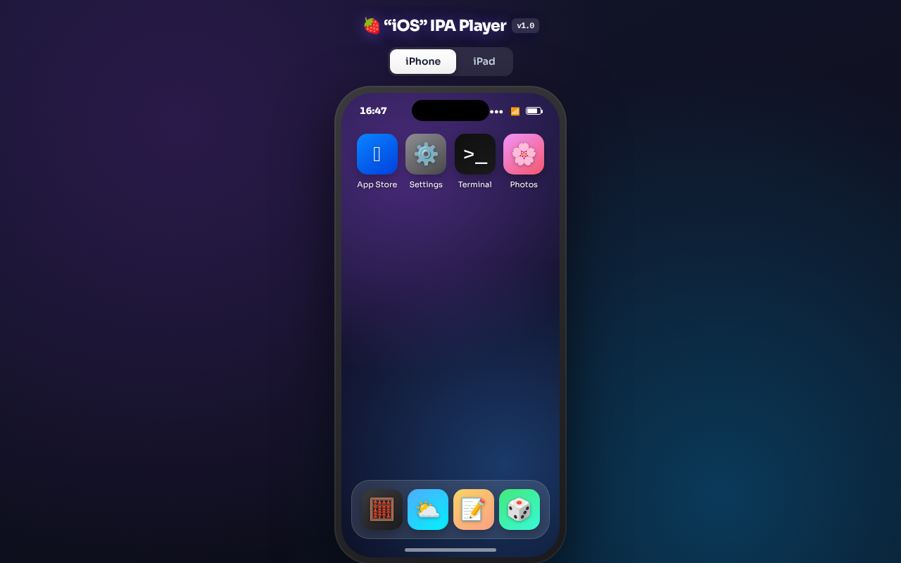 ios-ipa-player app