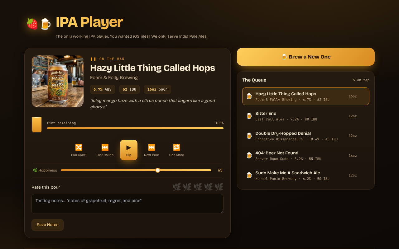 ipa-player-delightfully app
