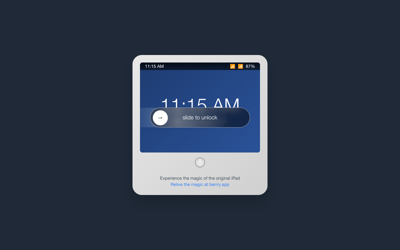 ipad1st app