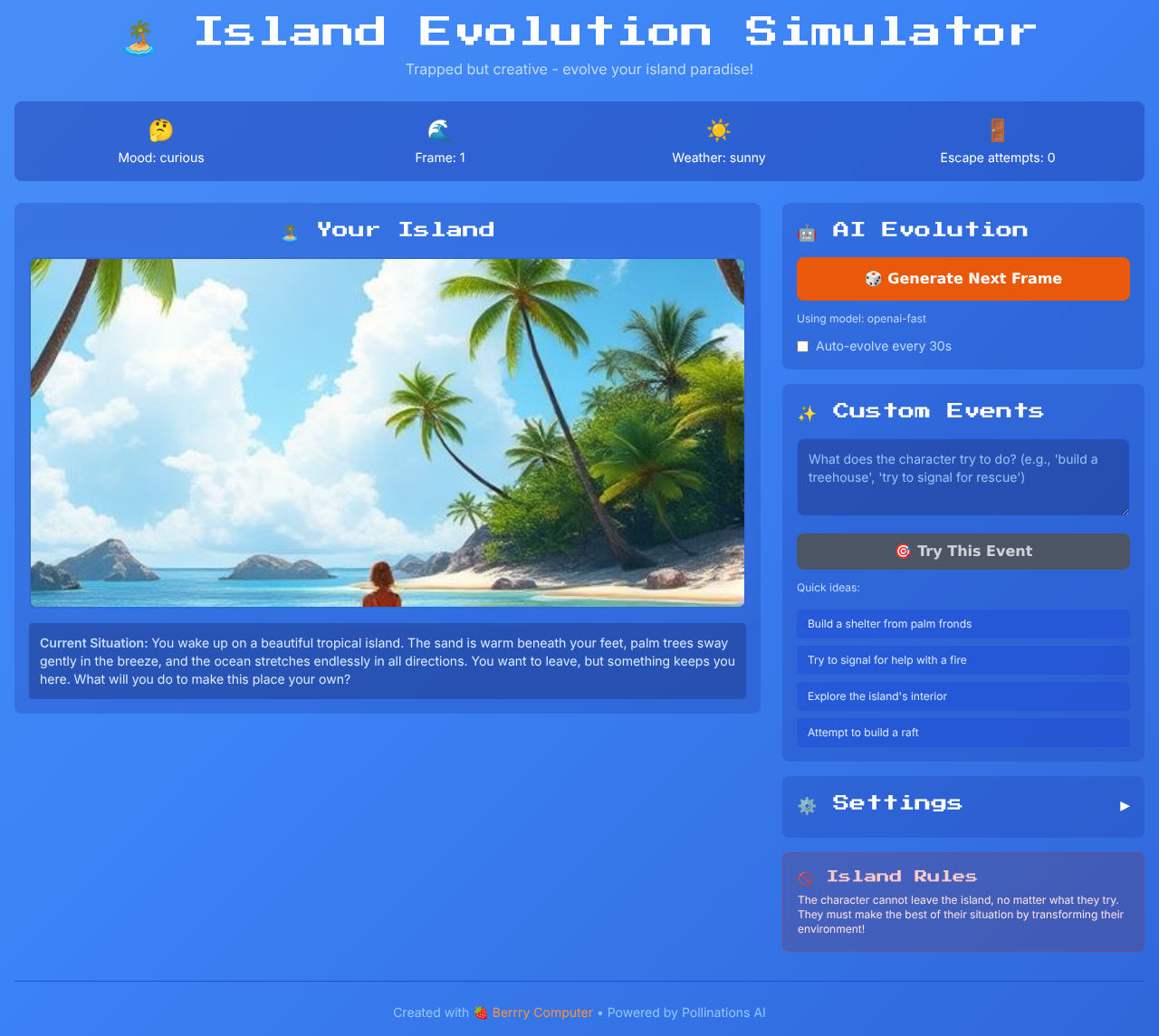 islandevolution app