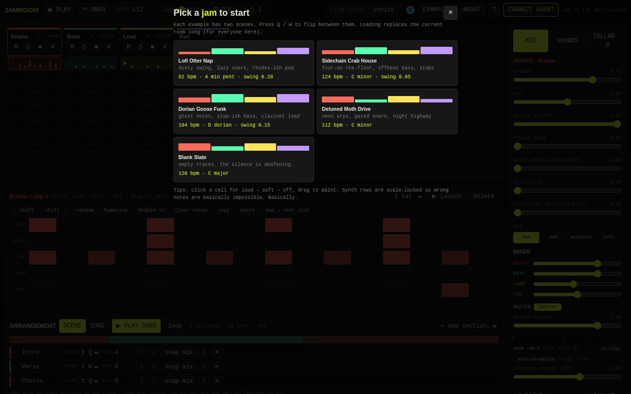 jamroom-tiny-ableton app