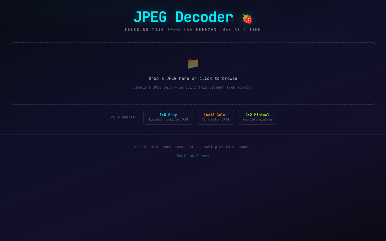 jpeg-decoder app