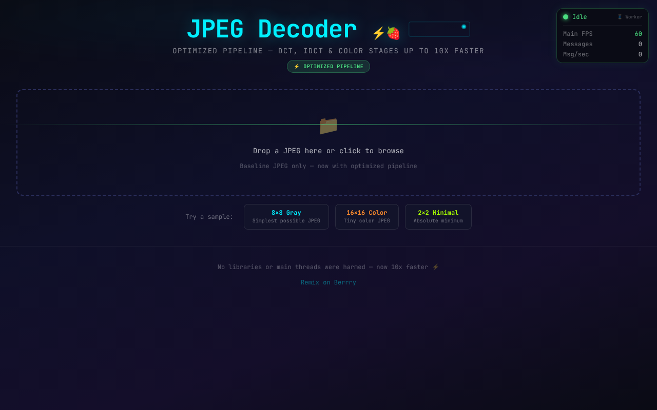 JPEG Decoder Studio screenshot