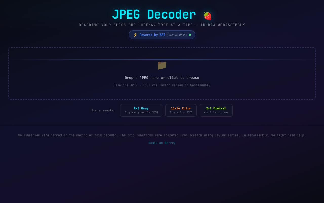 JPEG Decoder screenshot
