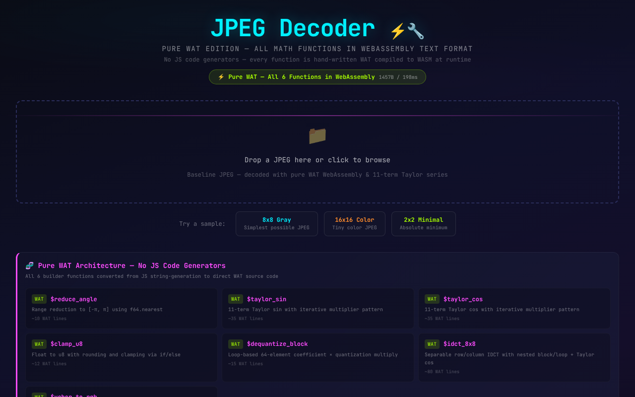 JPEG Decoder screenshot