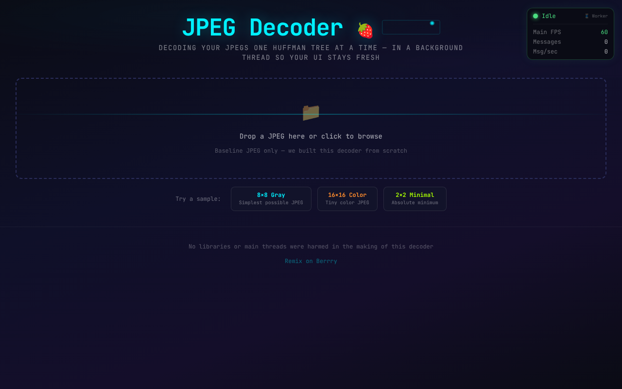 JPEG Decoder screenshot