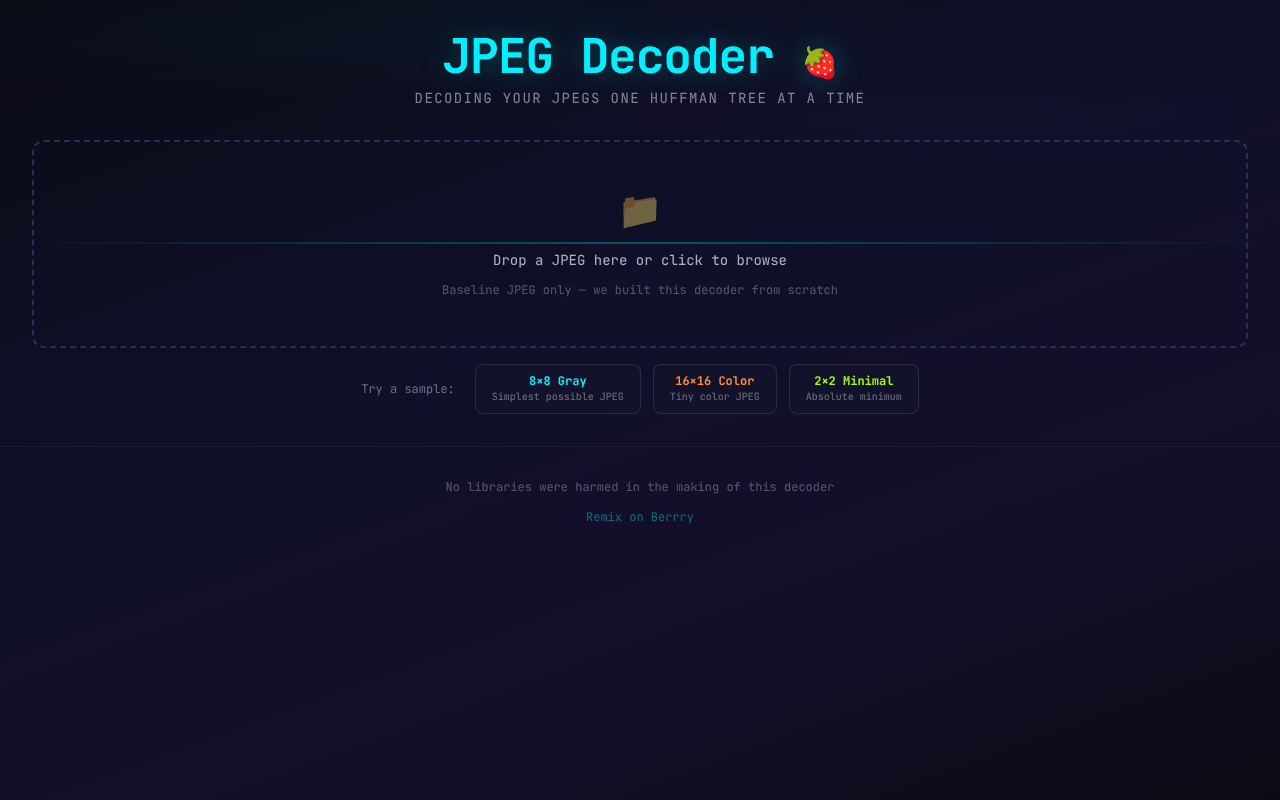 JPEG Decoder screenshot
