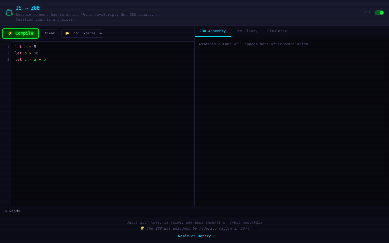 js2z80 app