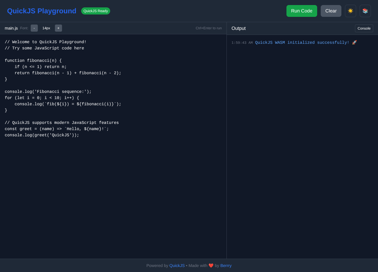 jsplayground app