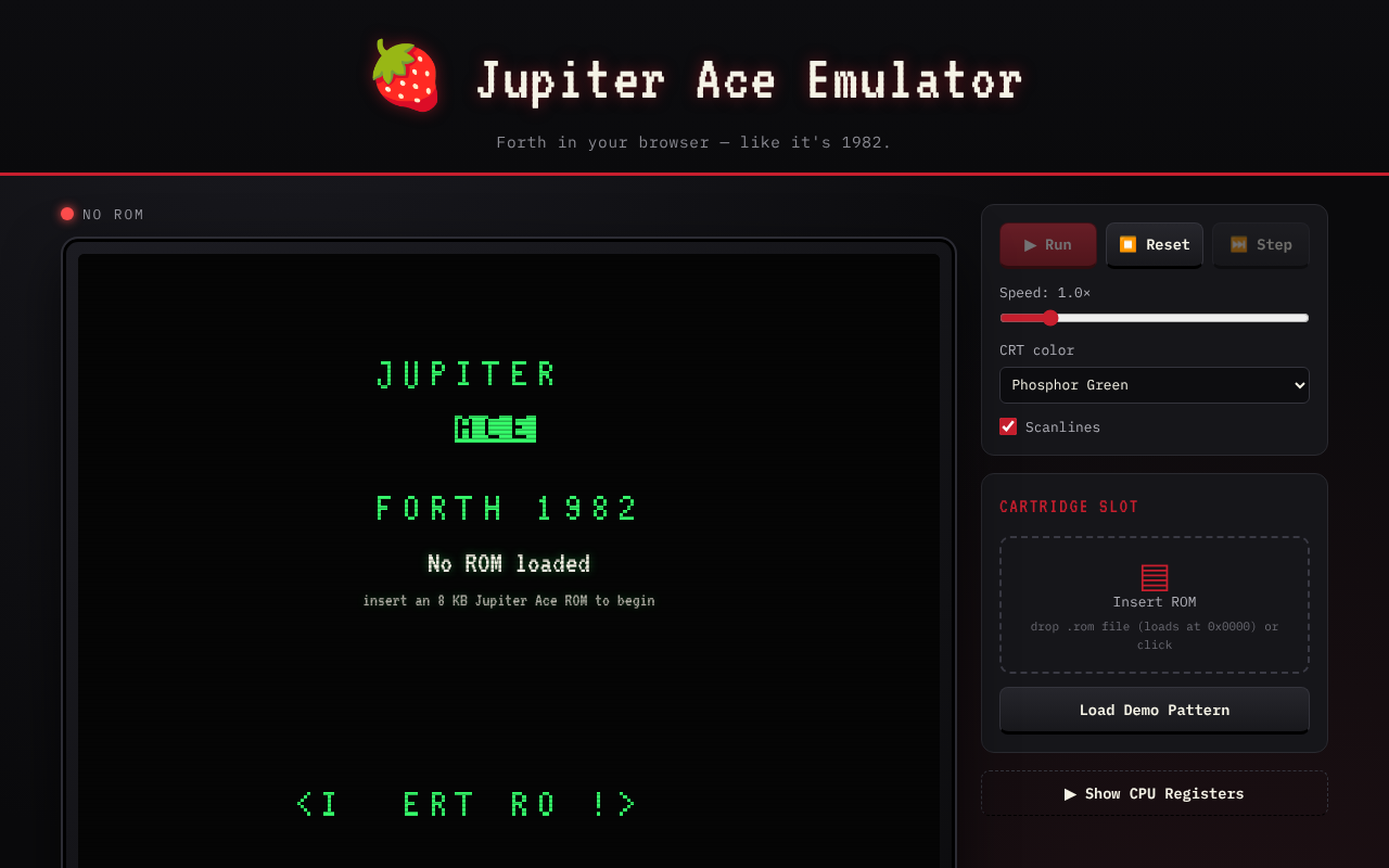 jupiter-ace-emulator app