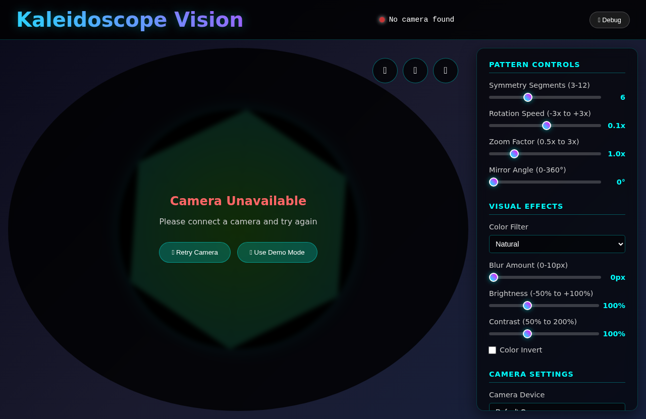 Kaleidoscope Vision screenshot