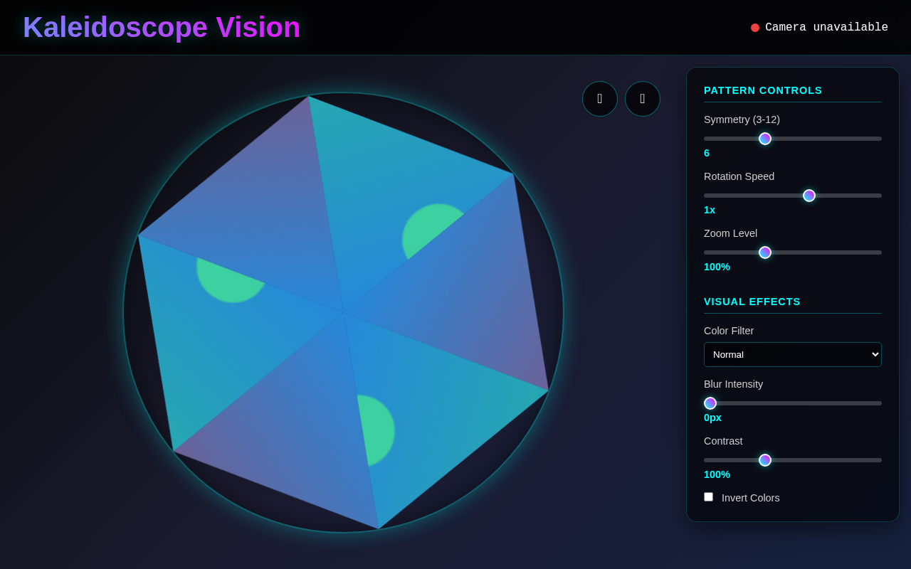 Kaleidoscope Vision screenshot