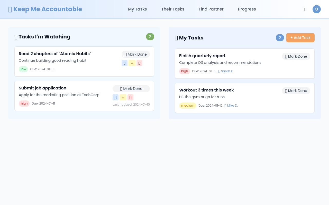 keepmeaccountable app