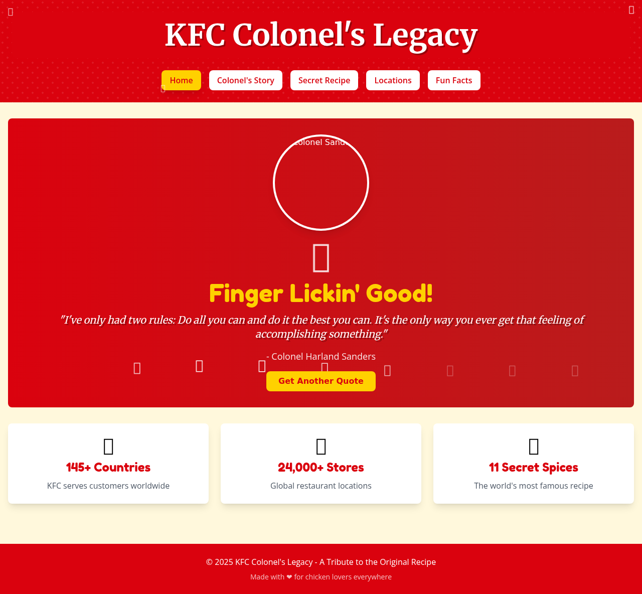 kfc-legacy app