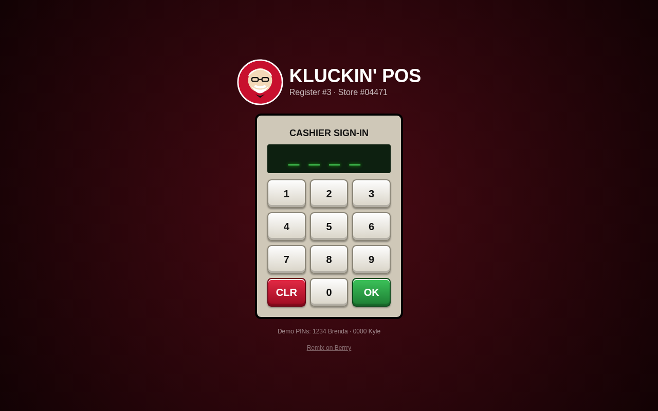 Kluckin' Register #3 screenshot