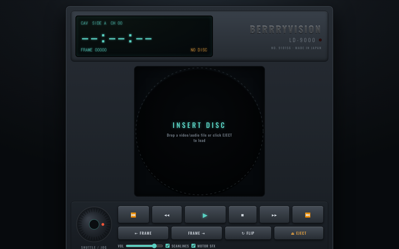laserdisc-player-ldf app