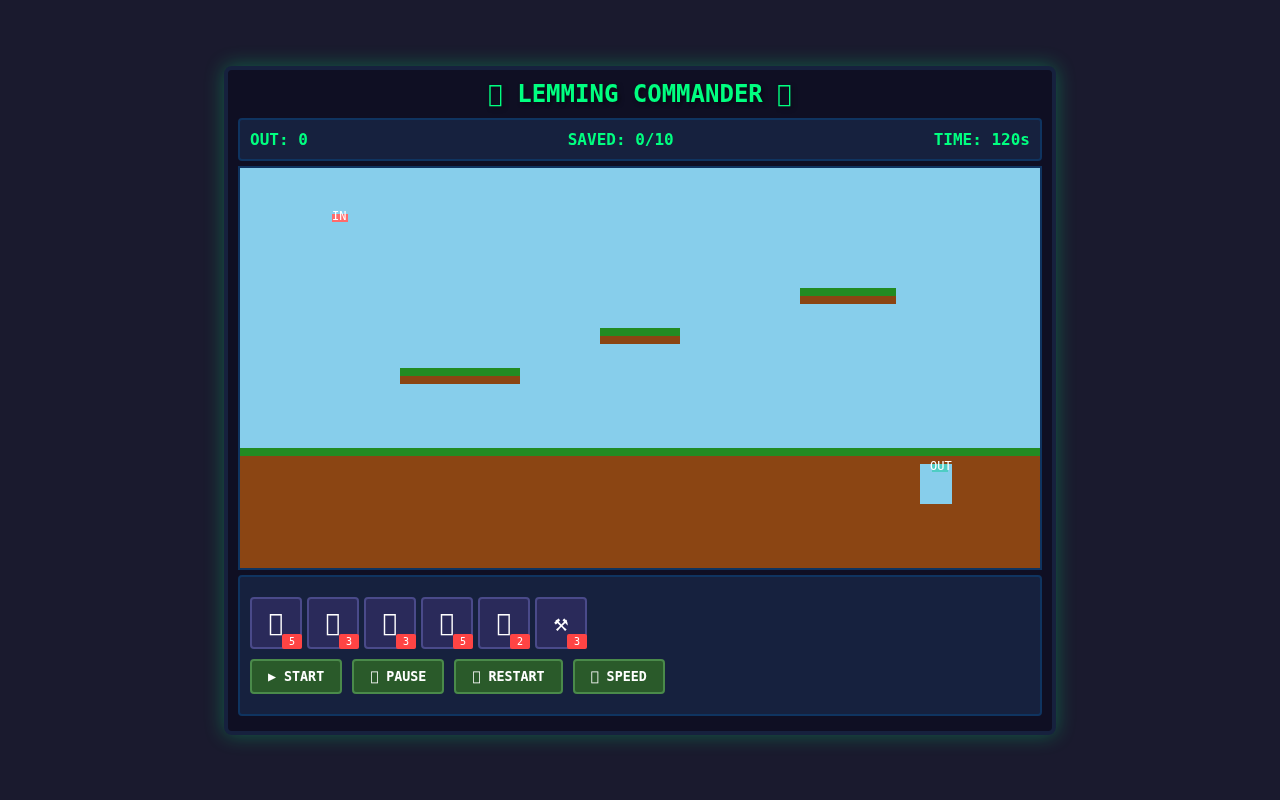 lemmingcommander app