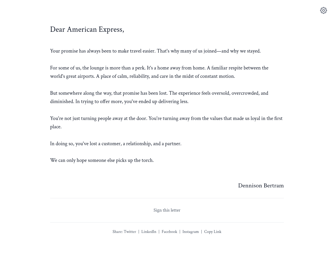 Letter Signature Hub screenshot