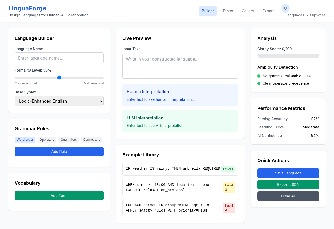 linguaforge app