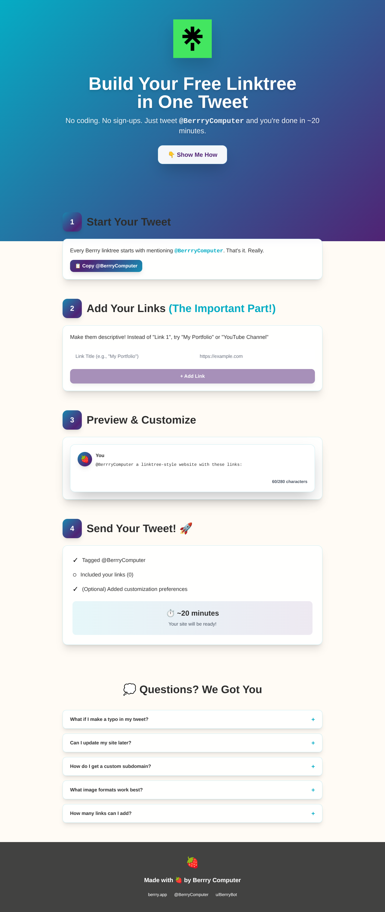 linktree-tutorial app