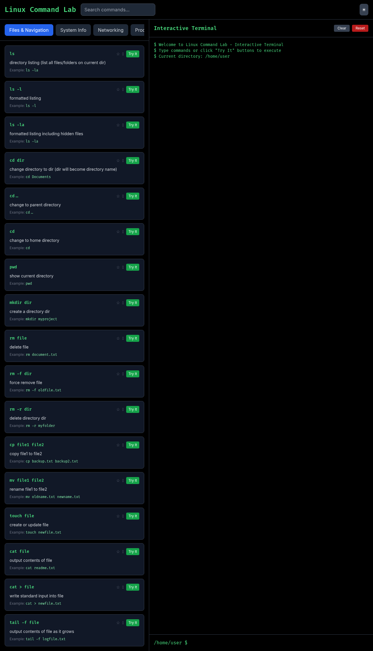 linuxlab app