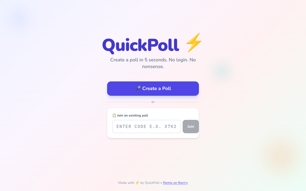 livepoll app