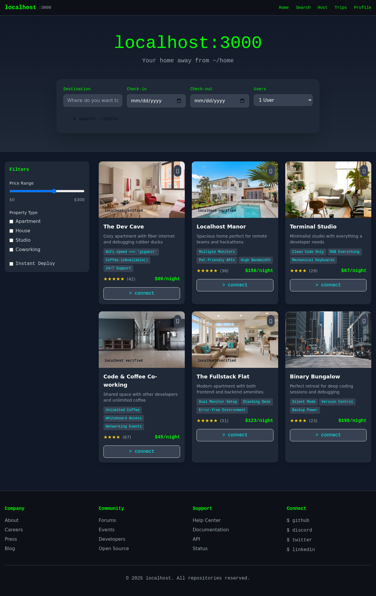 localhost app