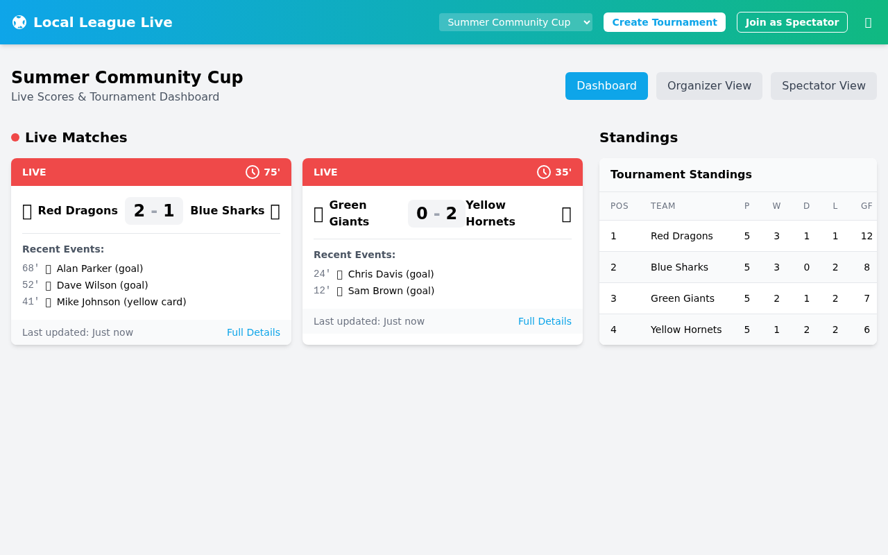 localleague app